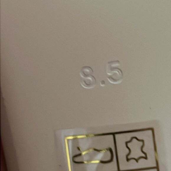 Jeffrey Campbell Ivory Leather Striped Sandal One Strap Heels US 8.5 - Picture 7 of 7